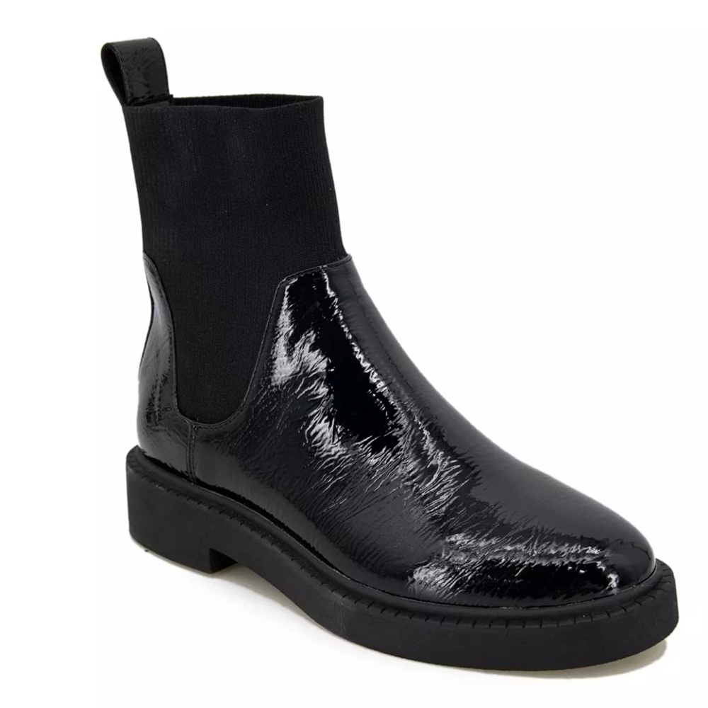 Andre Assous Violet Patent Leather Boots.NWT!